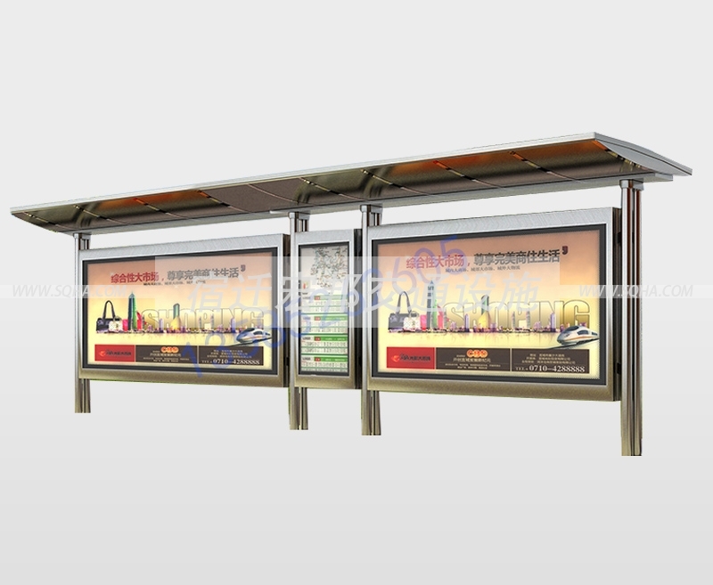 不銹鋼候車亭，地理環(huán)境復雜區(qū)域的最優(yōu)選擇配圖二