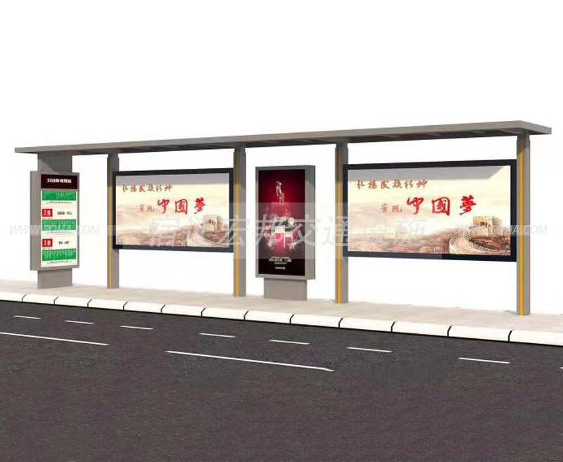 新式候車亭-新款候車亭生產(chǎn)、制作廠家