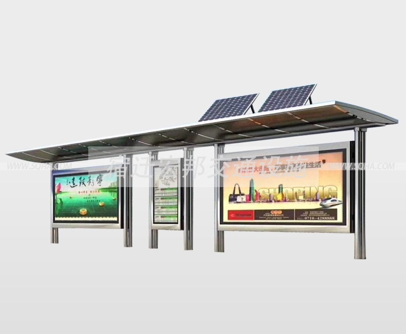 定制不銹鋼候車(chē)亭備受親睞配圖一