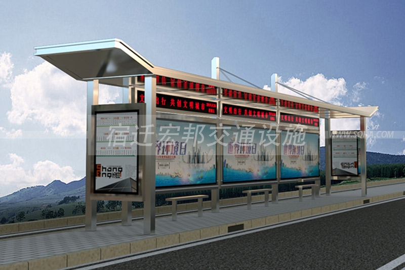 不銹鋼候車(chē)亭廠家